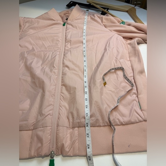 SAVE THE DUCK Refy Light Puffer Bomber jacket Pink Size 2X - Picture 14 of 14